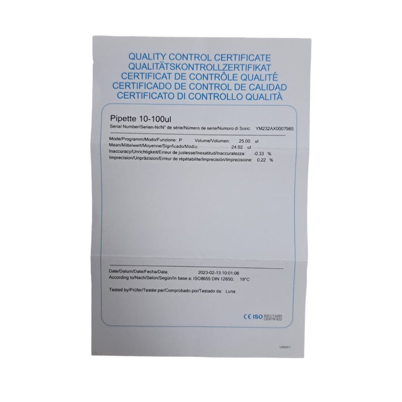 Micropipeta Dlab 10-100 Ul Autoclavable ID-2479551