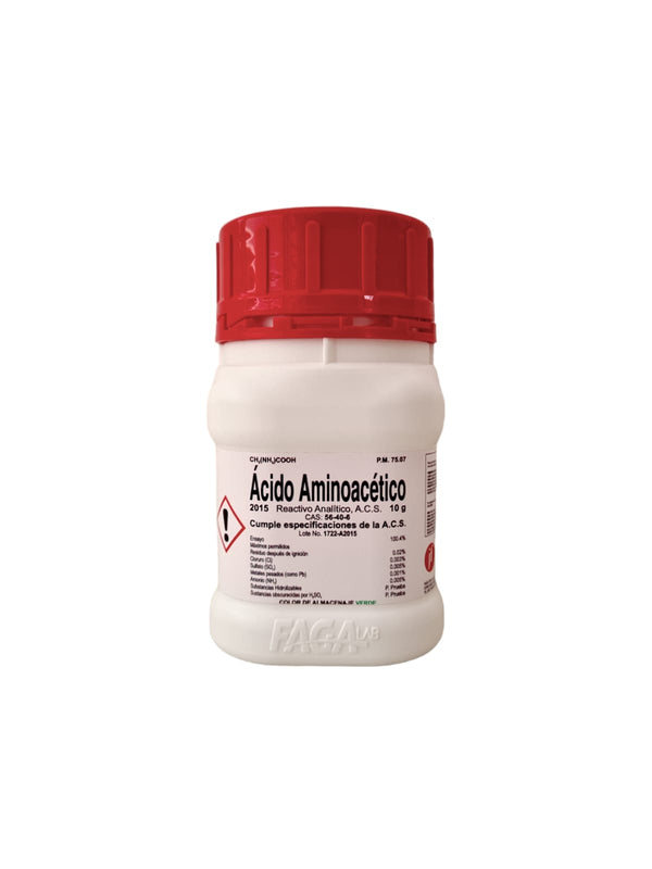 Acido Aminoacetico R.A. De 10 G Fagalab ID-2353503