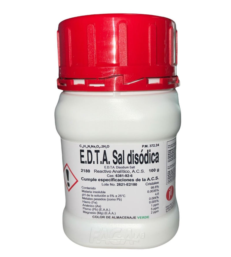 E.D.T.A. Sal Disodica R. A. De 100 G Fagalab ID-1639361