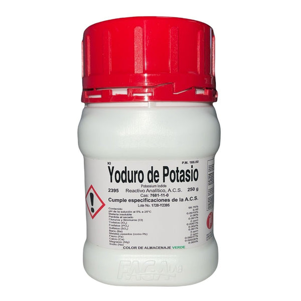 Yoduro de Potasio R. A. 250 G Fagalab