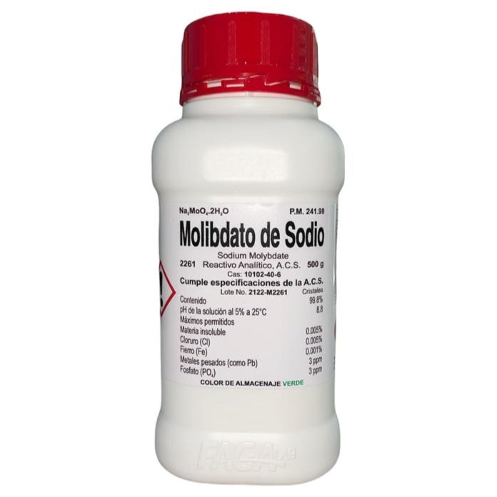 Molibdato De Sodio R. A. De 500 G Fagalab ID-1669699