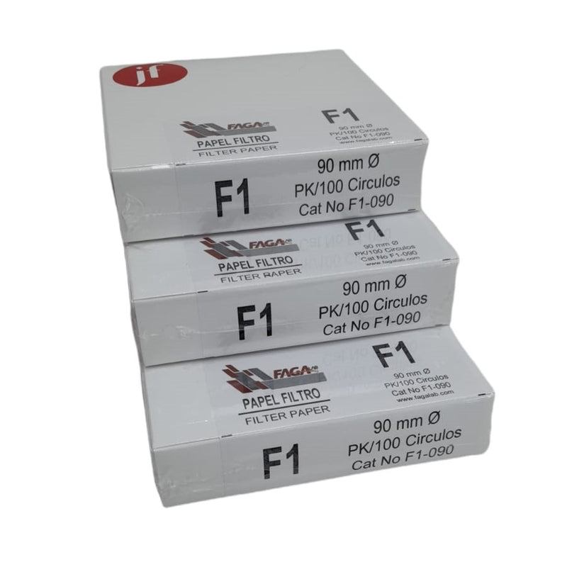 Paquete De 3 Papel Filtro Cualitativo F1-090 Fagalab ID-1648875