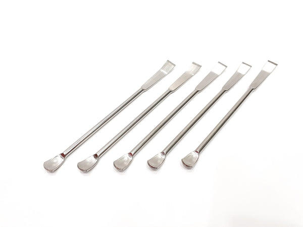 Paquete con 5 Espatula- Cuchara de Acero Inoxidable 10cm Jf Lhabo