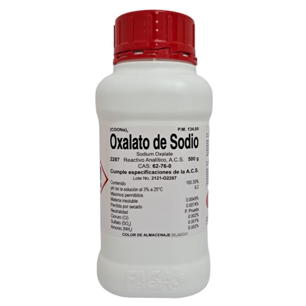 Oxalato de Sodio R. A. de 500 G Fagalab