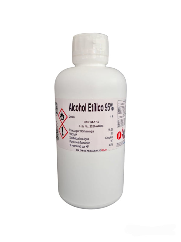 Alcohol Etilico 95% 1 Litro Fagalab