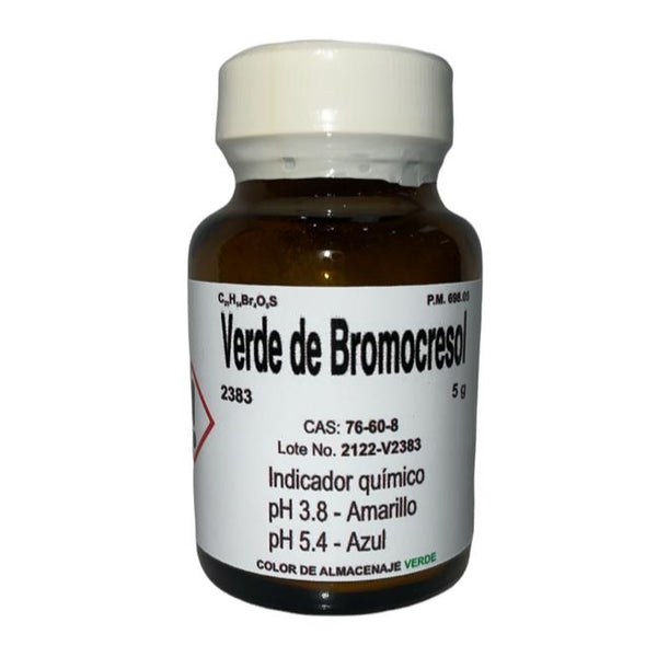 Verde De Bromocresol 5 G Fagalab Colorante ID-1712013