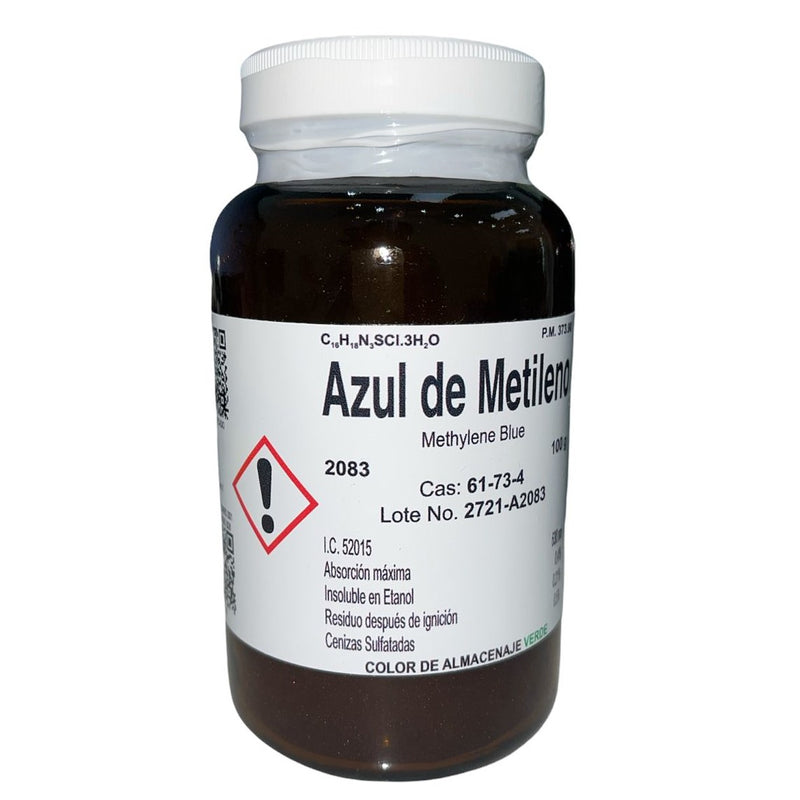 Azul De Metileno 100 G Fagalab Colorante ID-1643917