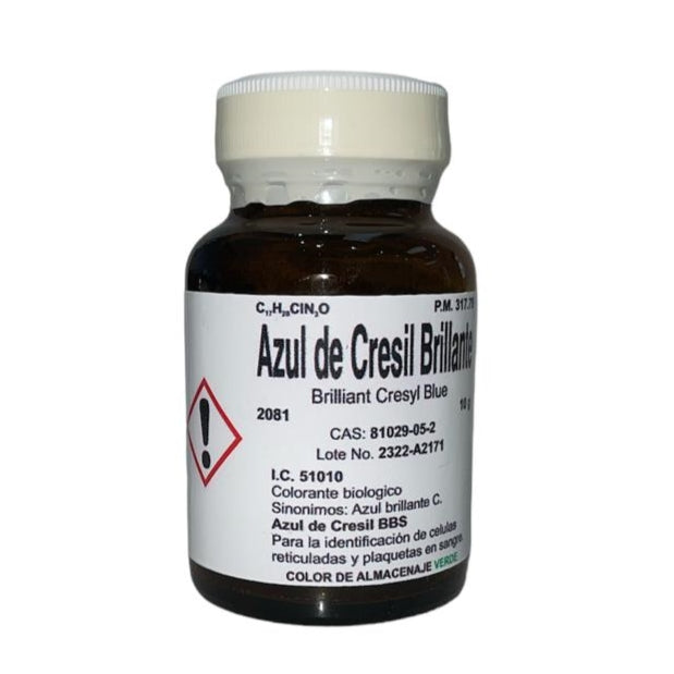 Azul De Cresil Brillante De 10 G Fagalab Colorante ID-1700840