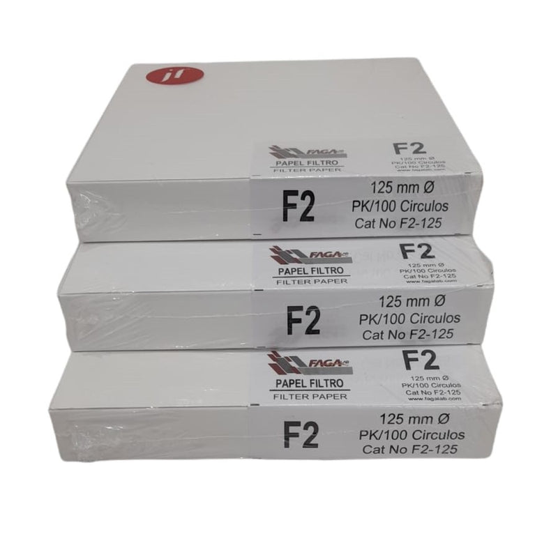 Paquete De 3 Papel Filtro Cualitativo F2-125 Fagalab ID-1649146