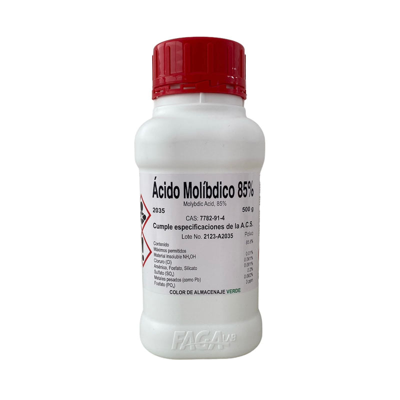 Acido Molibdico 85% R.A. 500 Fagalab ID-2415955