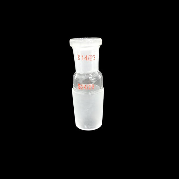 Adaptador de Vidrio Esmerilado Hembra: 14/23 Macho 24/29 Jf Lhabo