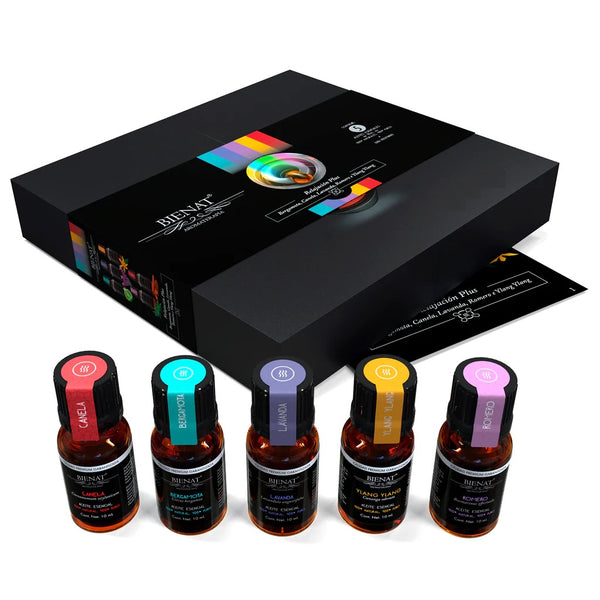 Kit de 5 Aceites Esenciales - Relajación Y Descanso Bienat