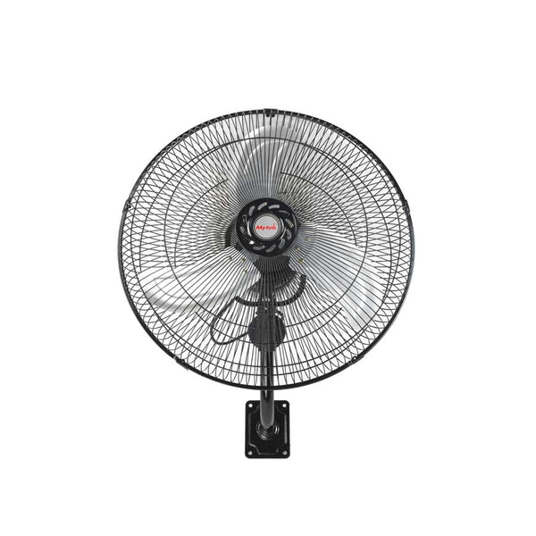 Ventilador de Pared  3196 Negro con 3 Aspas, 18" Mytek