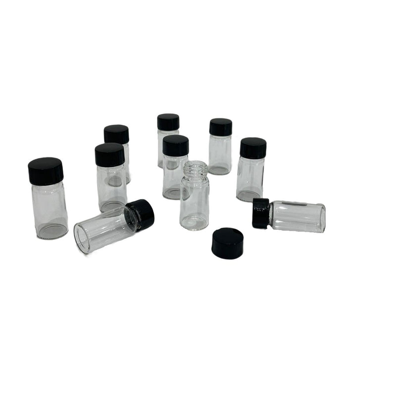 Vial De Vidrio Tapa De Plástico 20Ml Paq C/10 Jf Lhabo ID-2156225