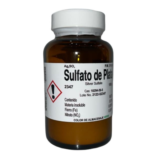 Sulfato De Plata R. A. De 100 G Fagalab ID-1711696