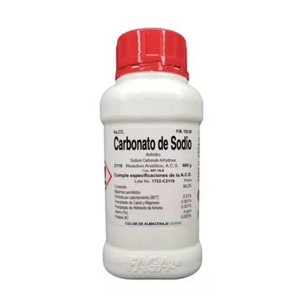 Carbonato de Sodio Anhidro 500g R.a. Fagalab