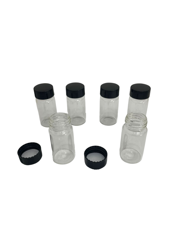 Vial de Vidrio Tapa de Plástico 20ml Paq C/20 Jf Lhabo