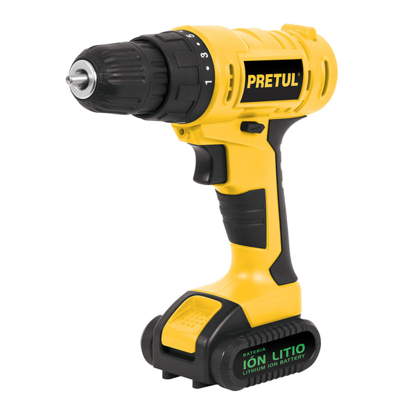 Taladro Inalámbrico, Batería Ion Litio 12 V Pretul 29975