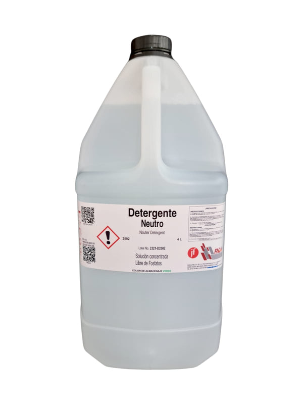 Detergente Neutro P/laboratorio Biodegradable 4 L Fagalab