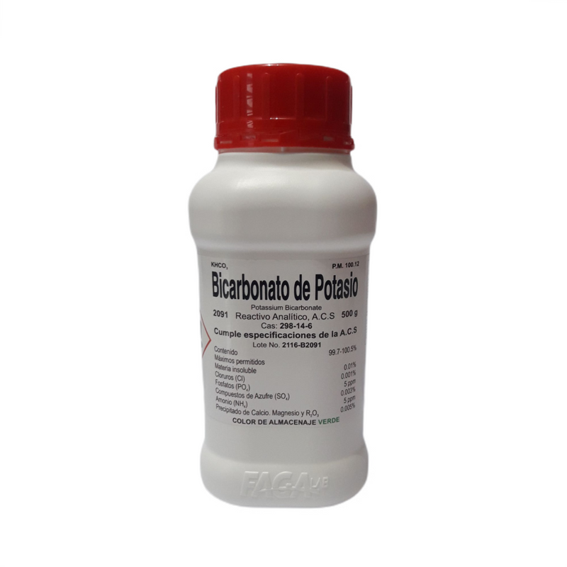 Bicarbonato De Potasio R. A. De 500 G Fagalab ID-2117618