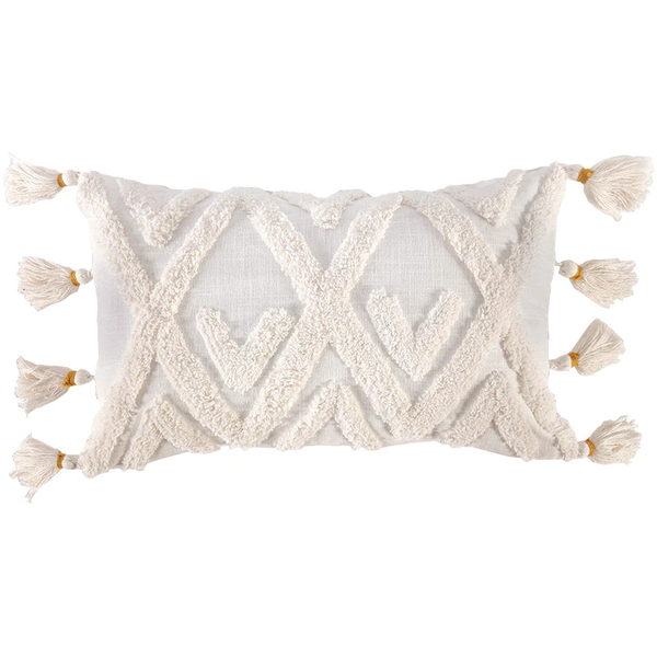 Funda de Cojin Rectangular Mumbai Beige 36629 Vianney