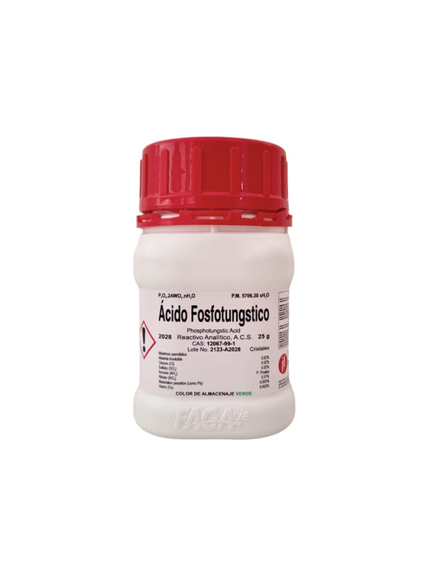 Acido Fosfotungstico R.a. de 25g Fagalab