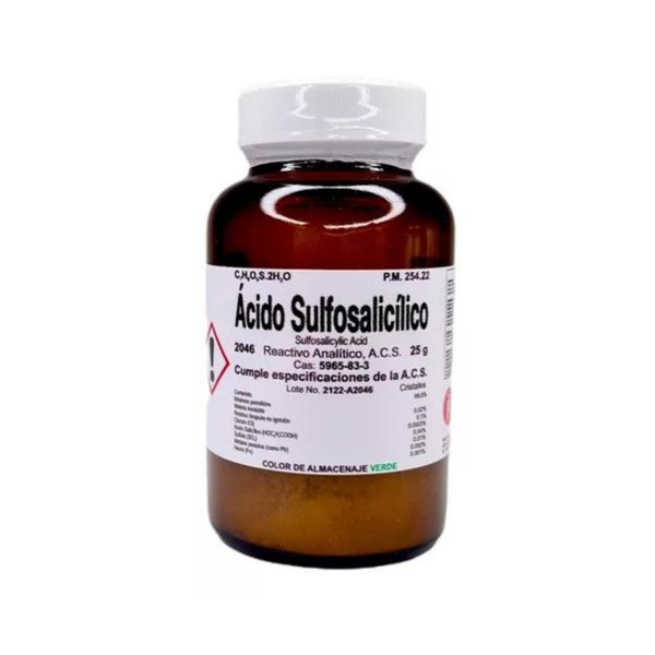 Acido Sulfosalicílico R.a. 25g Fagalab