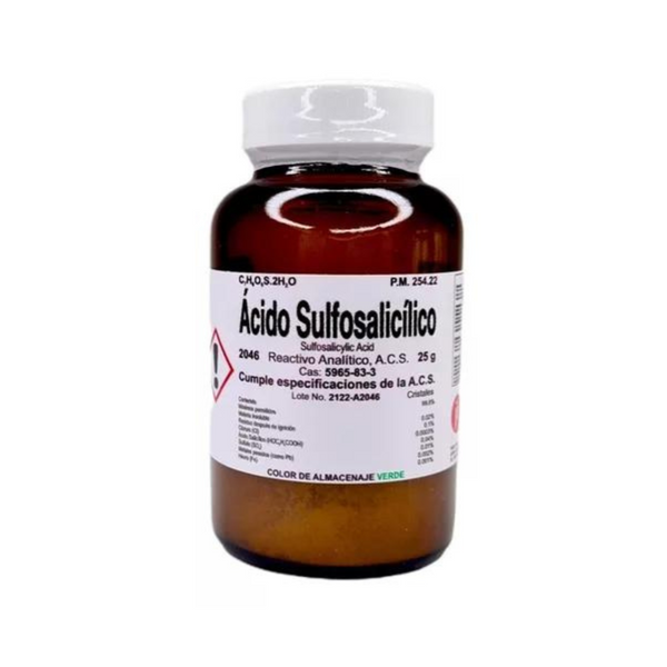 Acido Sulfosalicílico R.A. 25G Fagalab ID-2744842