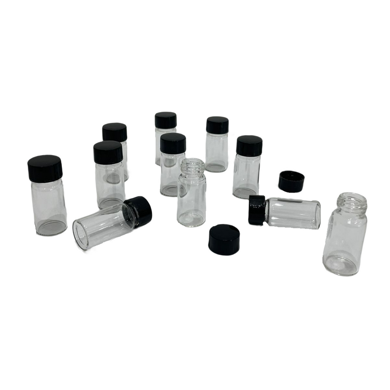 Vial De Vidrio Tapa De Plástico 10Ml Paq C/100 Jf Lhabo ID-1952756