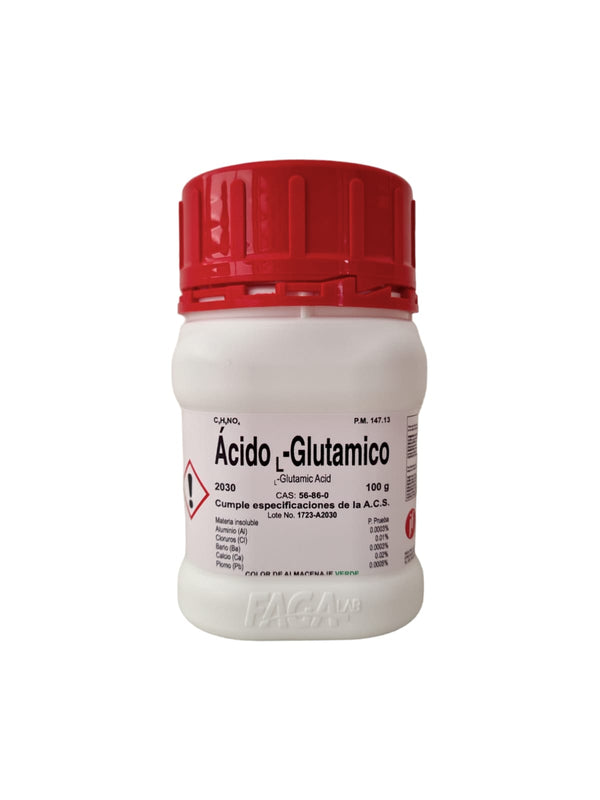 Acido L-glutamico R.a. de 100g Fagalab