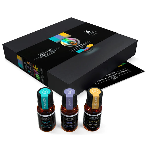 Kit de 3 Aceites Esenciales - Relajación Y Descanso Bienat