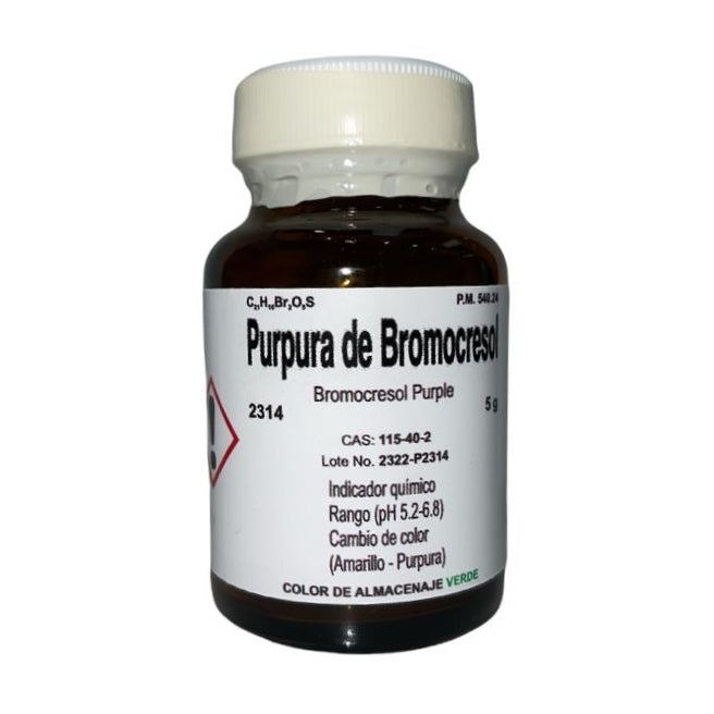 Púrpura De Bromocresol 5 G Fagalab Colorante ID-1711958