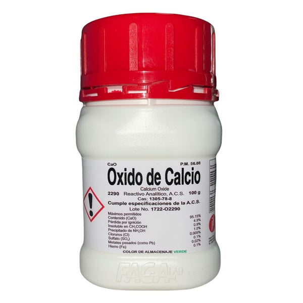 Oxido De Calcio R. A. De 100 G Fagalab ID-1657415