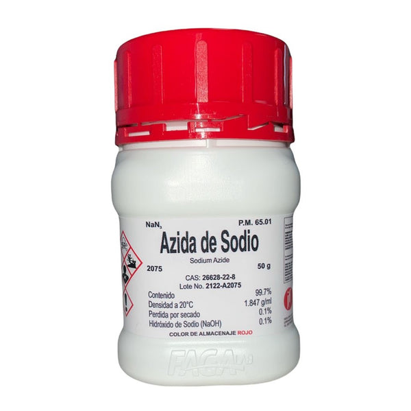 Azida de Sodio R. A. de 50 G Fagalab