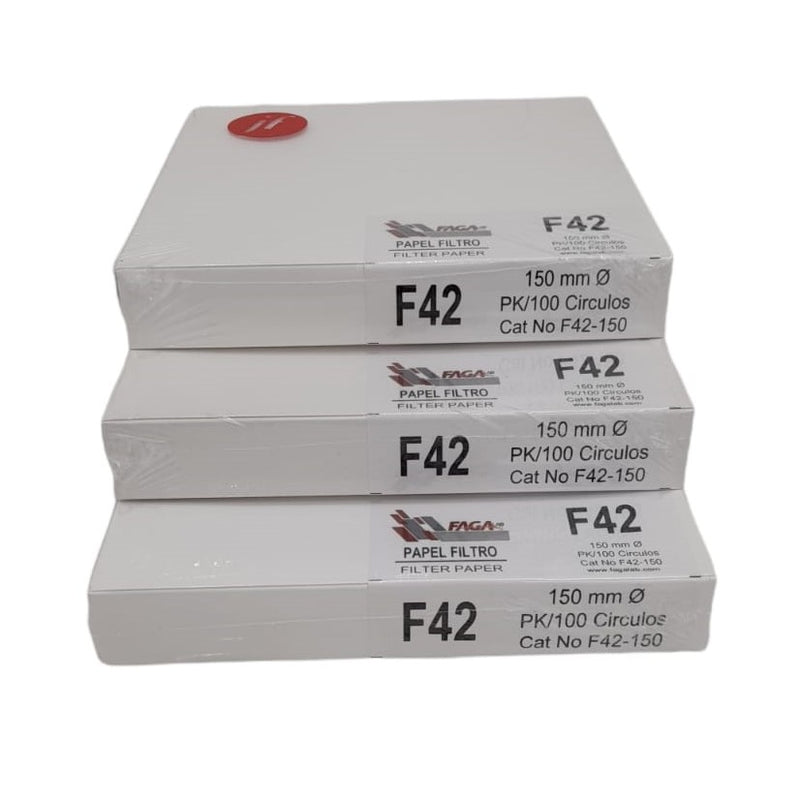 Paquete De 3 Papel Filtro Cuantitativo F42-150 Fagalab ID-1648835