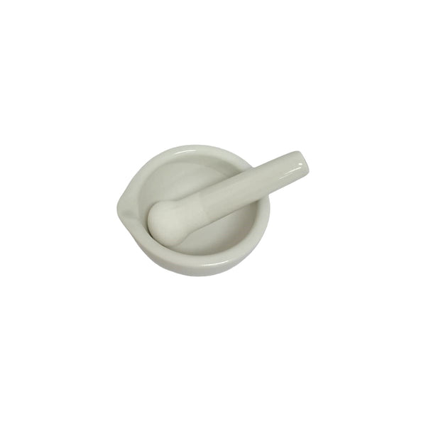 Mortero con Pistilo de Porcelana de 80mm Jf Lhabo