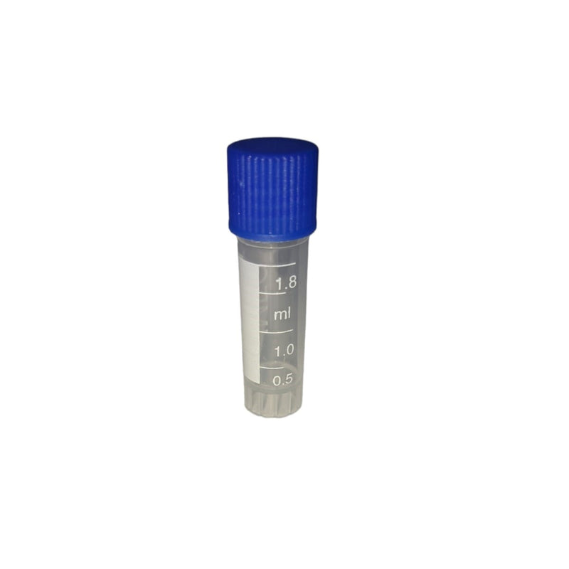 Tubo De Congelación De Plástico Crioviales 1.8 Ml 100 Pzas Azul Jf Lhabo ID-2198367