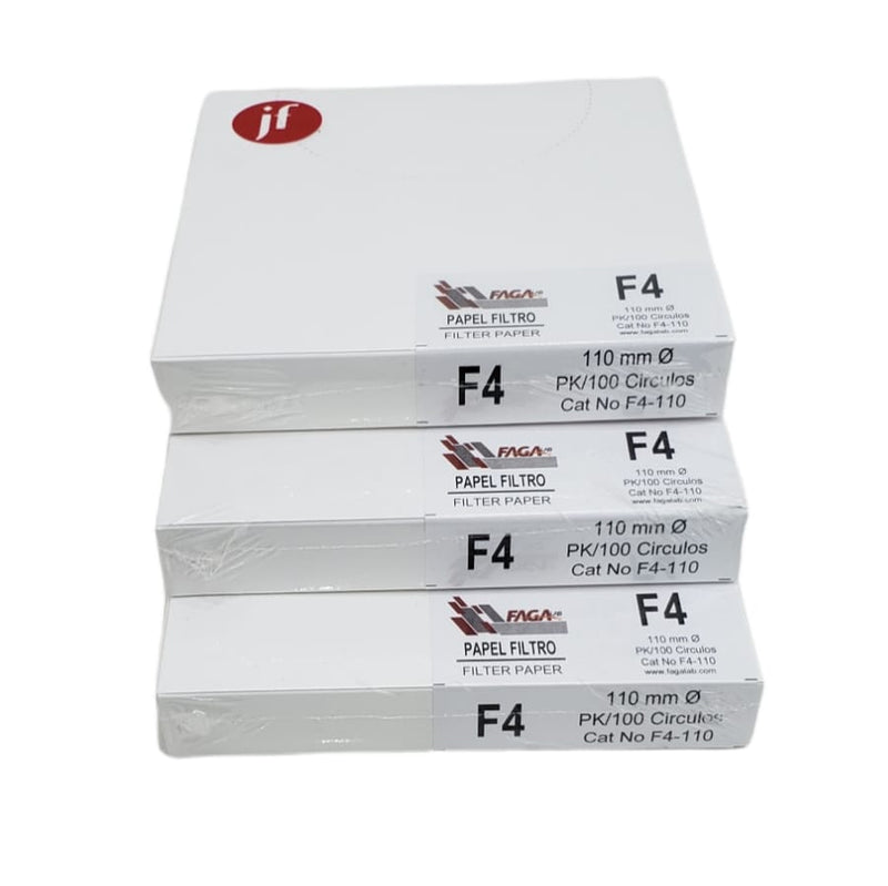 Paquete De 3 Papel Filtro Cualitativo Fagalab F4-110 C/100 ID-1736330