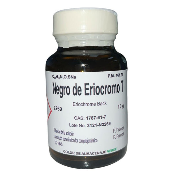 Negro De Eriocromo T 10 G Fagalab Colorante ID-1645633