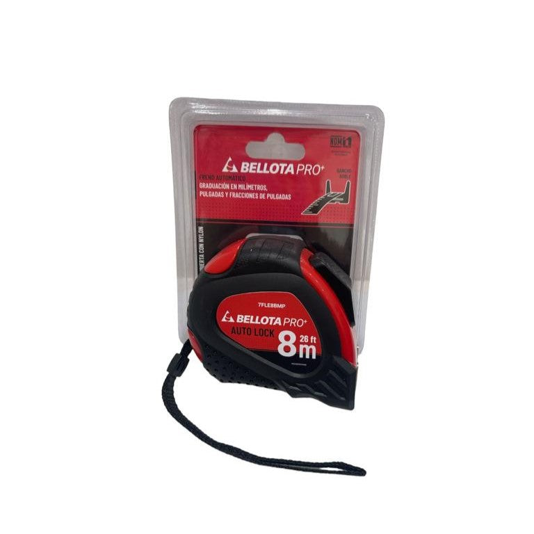 Flexometro 8Mx25Mm Anti-Impacto Pro 7Fle8Bmp Bellota ID-2019473