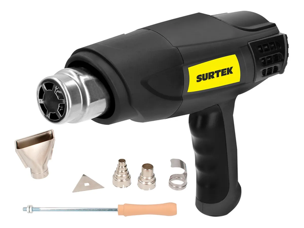 Pistola de Calor 120v Ajustable con Boquillas Pc618 Surtek