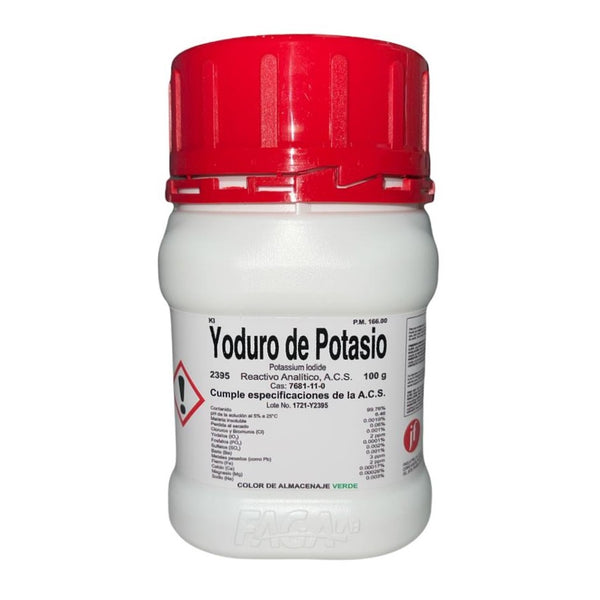 Yoduro de Potasio R. A. 100 G Fagalab