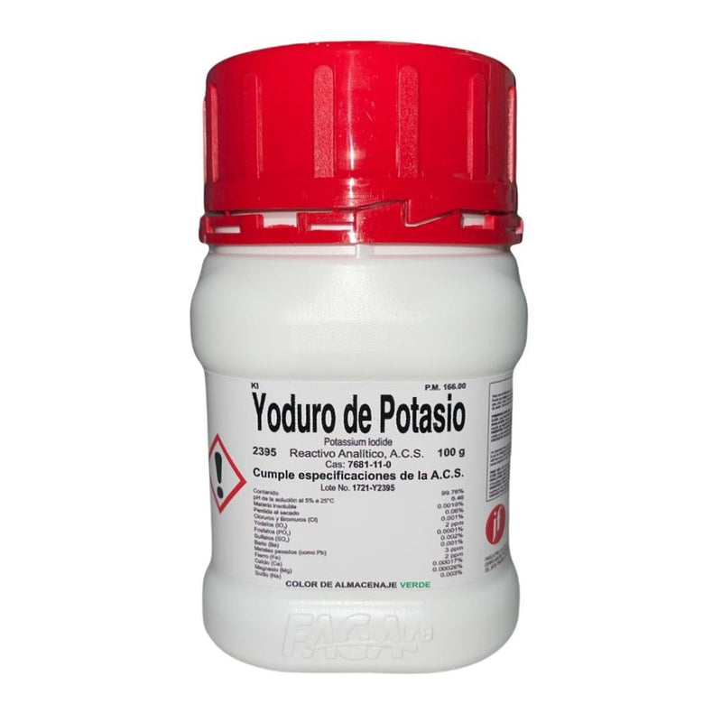 Yoduro De Potasio R. A. 100 G Fagalab ID-1638972