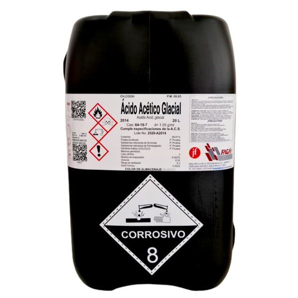 Acido Acetico Glacial 20 Litros Fagalab
