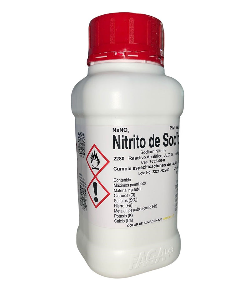 Nitrito De Sodio R. A. De 500 G Fagalab ID-1639617