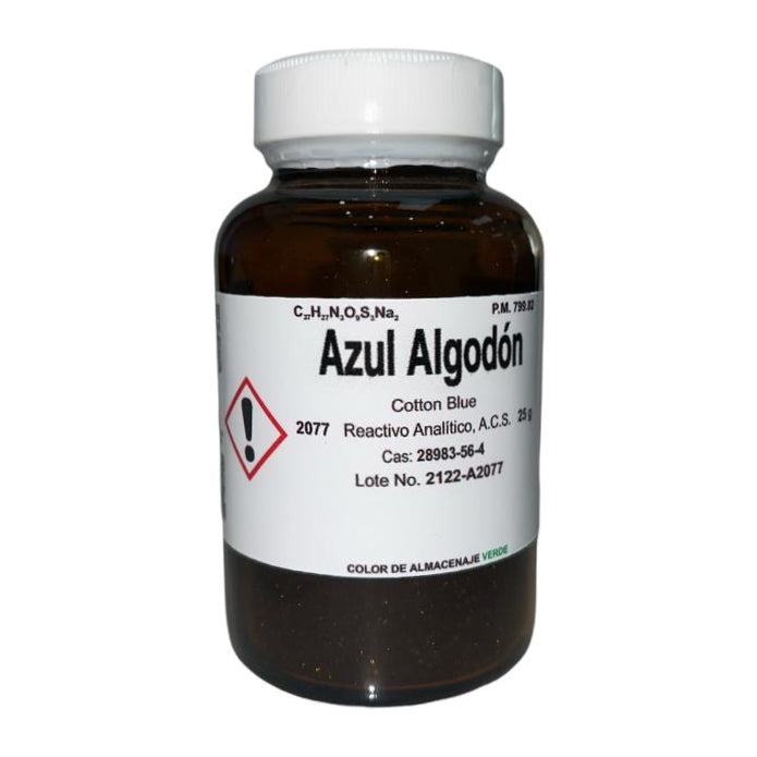 Azul Algodón 25 G Fagalab Colorante ID-1711843