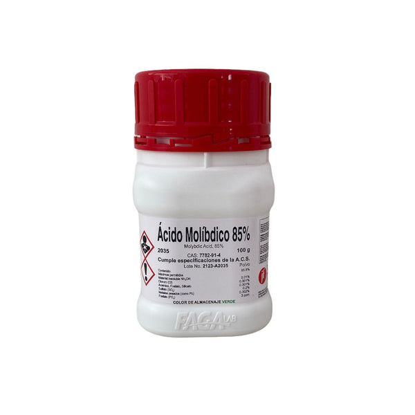 Acido Molibdico 85% R.a. 100g Fagalab
