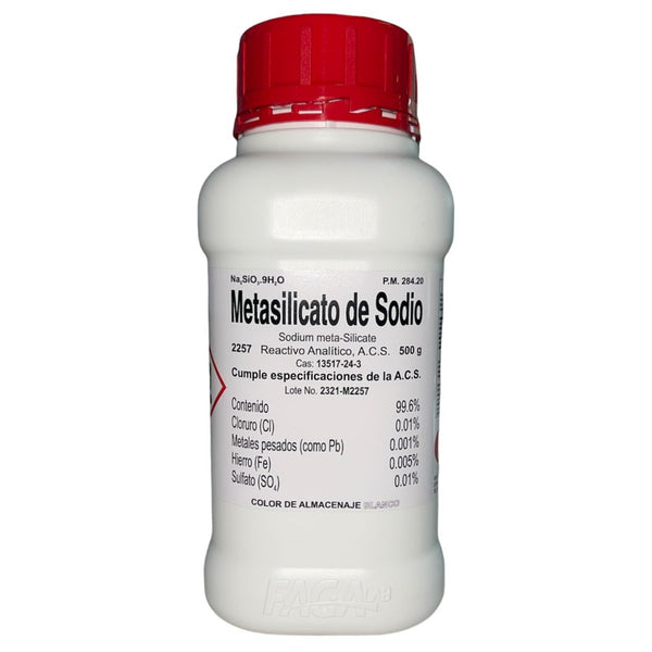 Metasilicato De Sodio Nonahidratado R. A. De 500 G Fagalab ID-1671143