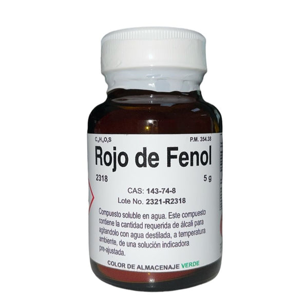 Rojo Fenol 5 G Fagalab Colorante ID-1700635