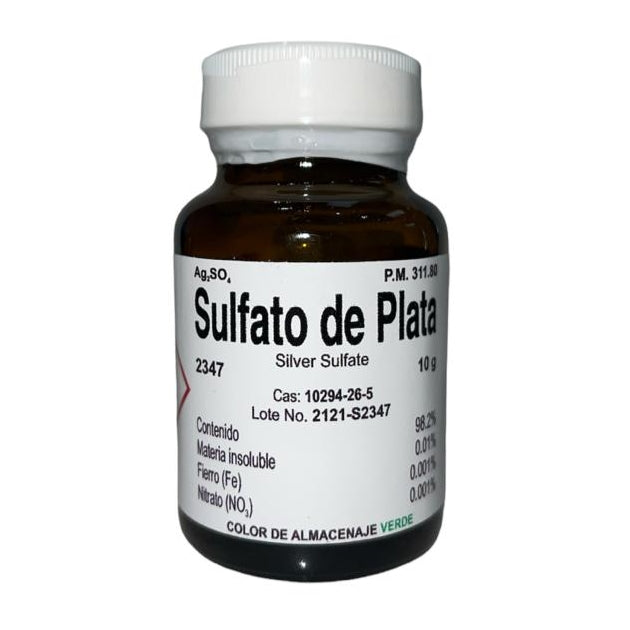 Sulfato De Plata R. A. 10 G Fagalab ID-1711992